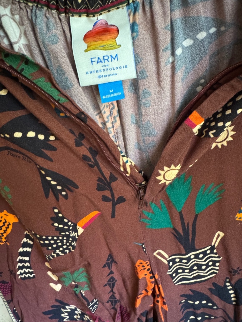 🌴FARM Rio Multicolor Animal Print Pants - Picture 6 of 6